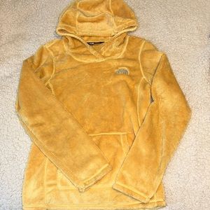 north face furry hoodie